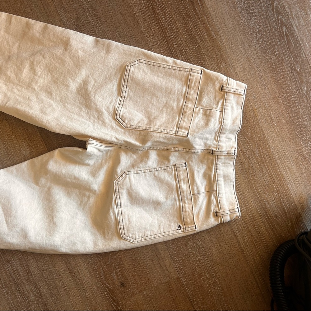 Madewell Women's Straight Leg Jeans in Cream